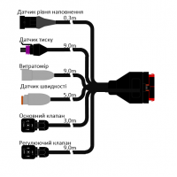 199-655 Кабель IC45 Sprayer cable, RE(9m), SP(9m), PR(9m), M(3m), TA(0,3m) 199-655 Кабель IC45 Sprayer cable, RE(9m), SP(9m), PR(9m), M(3m), TA(0,3m)