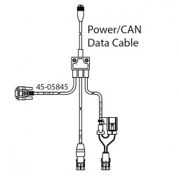 45-05845 Кабель Power/CAN/Data для інтерфейсу навігатора Матрікс, довжиною 2,85 м., з конектором Pac 45-05845 Кабель Power/CAN/Data для інтерфейсу навігатора Матрікс, довжиною 2,85 м., з конектором Pac