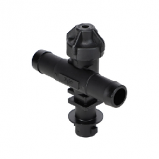 22252-312-750-NYB Корпус прохідний для однієї насадки під шланг 3/4 (19mm)